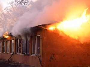 Foto z místa požáru