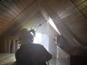 Foto z místa zásahu