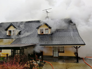 Foto z místa zásahu