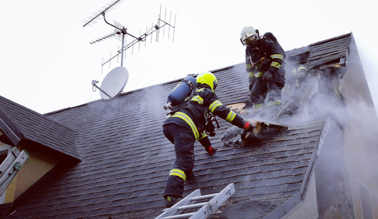 Foto z místa zásahu