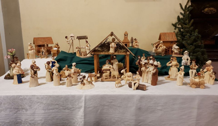 Kostel v Rochlici opět nabídne výstavu betlémů