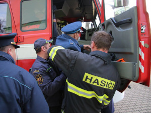 Hasiči splnili přání panu Miroslavovi.