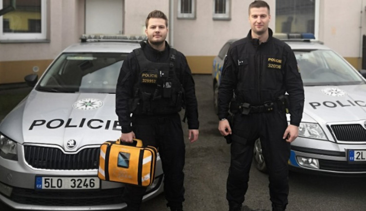 Praporčík Pavel Šilhánek a podpraporčík Dominik Dobrov