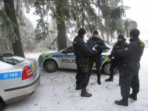 Policisté kontrolovali rekreační objekty na Bedřichově.