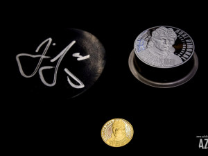 Jaromír Jágr si v Jablonci vyrazil vlastní medaili.