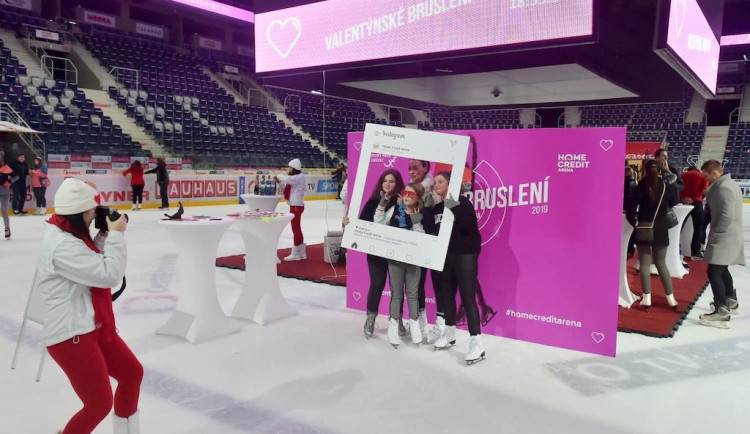 Valentýnské bruslení