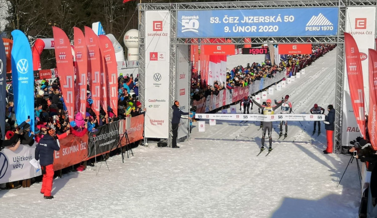 Vítězem Jizerské 50 se stal Andreas Nygaard.