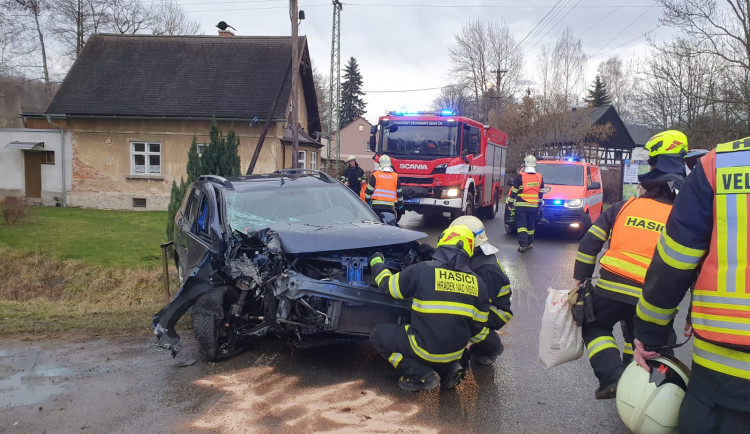 Nehoda ve Václavicích.
