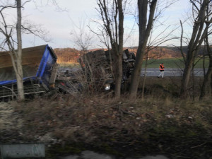 Foto z místa nehody