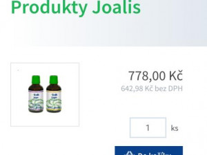 Nabízené doplňky stravy.