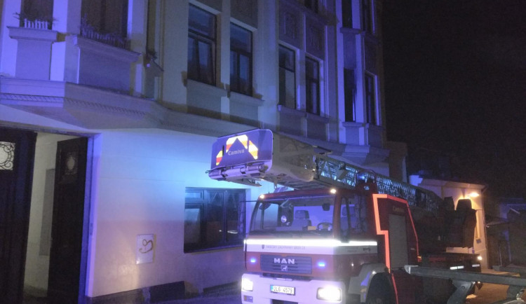 Foto z místa zásahu