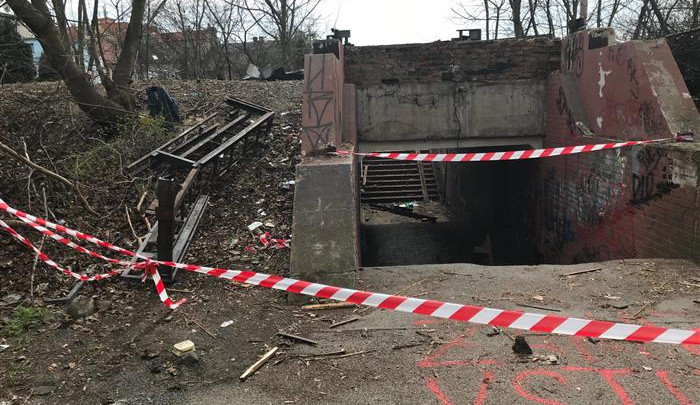 Českolipský podchod před demolicí