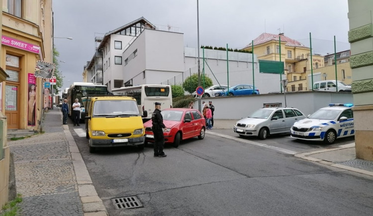 Foto z místa nehody