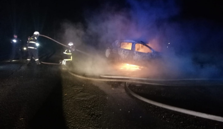 Foto z místa požáru