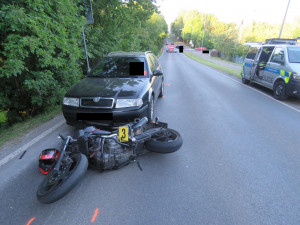 Foto z místa nehody