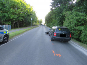 Foto z místa nehody