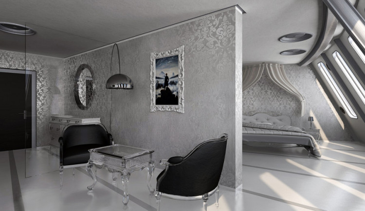 Negativní reakce vzbudila především vizualizace tohoto pokoje.