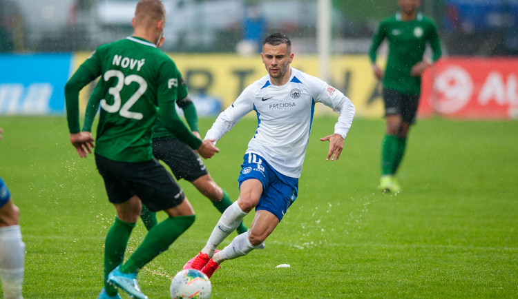 Doufal jsem, že si to rozdáme víc fotbalově, smutnil po utkání v Příbrami Jakub Pešek