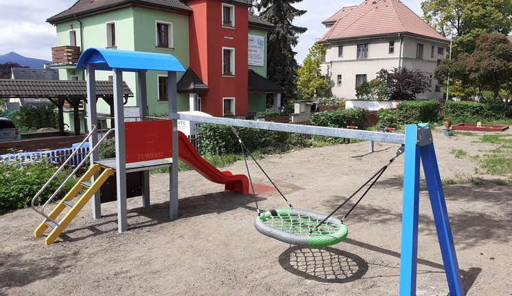 Dětské hřišťátko v Ruprechticích v novém