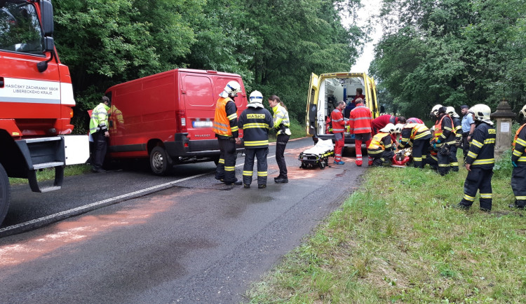 Nehoda u Horní Libchavy