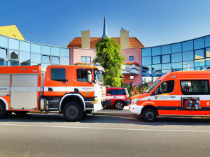 U požáru v domově seniorů zasahovali i hasiči z Libereckého kraje