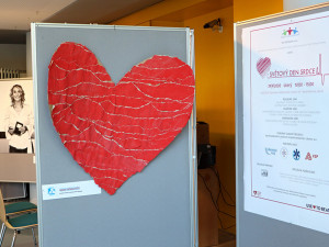 Robert Vano vystavuje na Krajském úřadě putovní výstavu Srdeční záležitosti