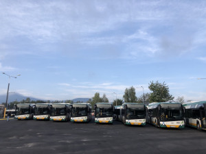 Dopravní podnik nasadí do provozu deset nových kloubových autobusů na zemní plyn