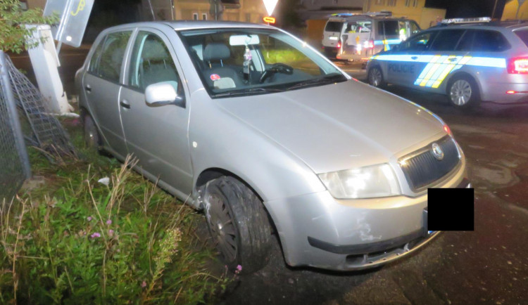 Foto z místa nehody