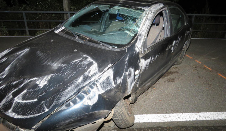 Foto z místa nehody