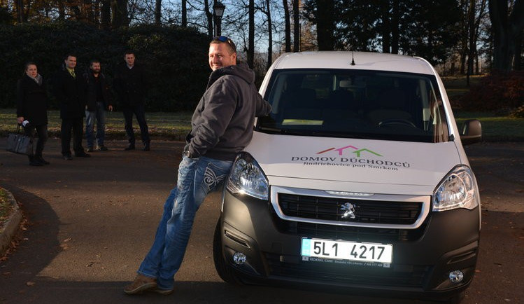 Petr Pávek ještě jako ředitel domova důchodců.