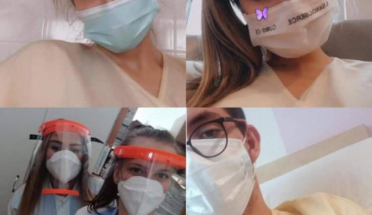 Liberecká zdrávka pomáhá jak může. Desítky studentů dobrovolně vyrazili do nemocnic
