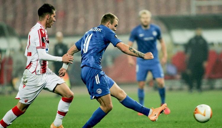 Slovan zápas v Bělehradě nezvládl, Crvené zvezdě podlehl 1:5