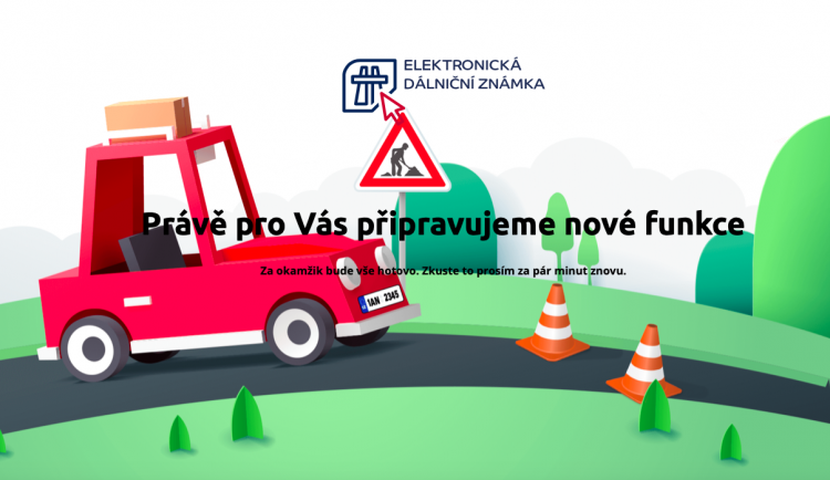 Začal prodej elektronických dálničních známek. E-shop ale nefunguje