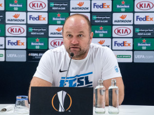 Chceme zůstat v tabulce před Gentem, říká trenér Slovanu Pavel Hoftych