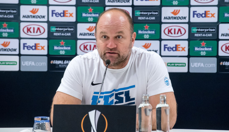 Chceme zůstat v tabulce před Gentem, říká trenér Slovanu Pavel Hoftych