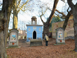 V Liberci skončila obnova kaple božího hrobu, je nebesky modrá