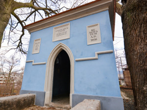 V Liberci skončila obnova kaple božího hrobu, je nebesky modrá