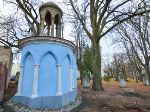 V Liberci skončila obnova kaple božího hrobu, je nebesky modrá