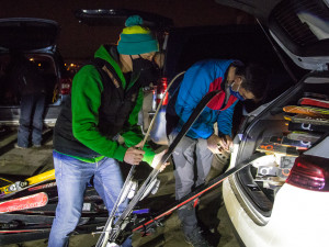 Dárek v podobně skipasů ukryté za lyžemi v Liberci pobavil. A Drbna byla u toho