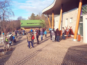 Zoo si na Štědrý den připravila kvíz a alespoň otevřený hlavní vchod