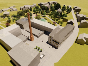 Moderní centrum, zdravotní středisko i nové byty. Hrádek zveřejnil vizualizaci Benaru