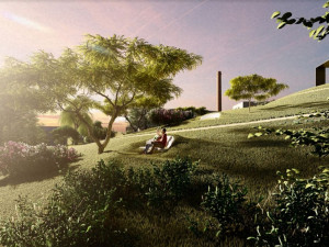 Moderní centrum, zdravotní středisko i nové byty. Hrádek zveřejnil vizualizaci Benaru