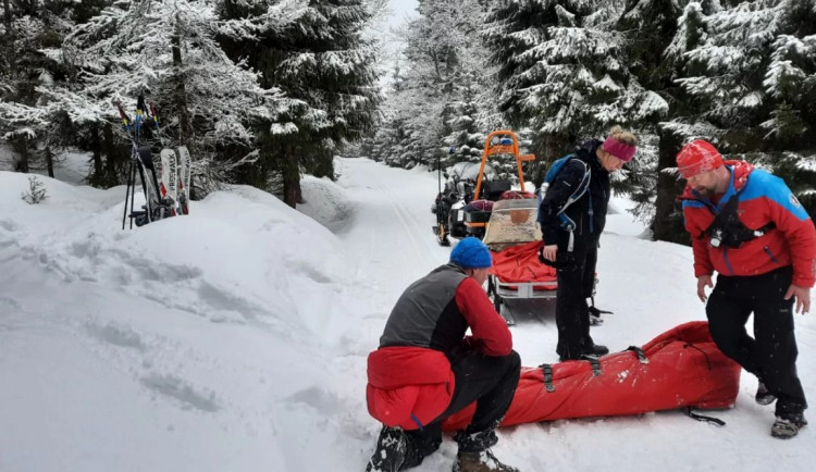 Foto z místa zásahu