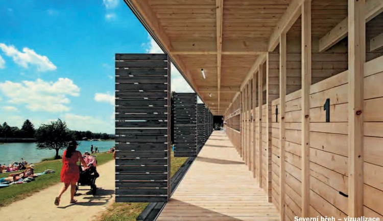 Jablonecká přehrada se dočká nového zázemí. Názory na novou podobu se ale rozcházejí