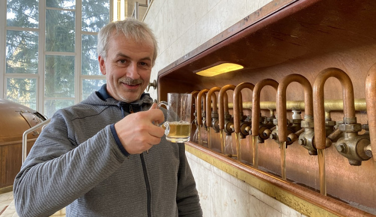 Ředitel pivovaru a vrchní sládek Petr Hostaš