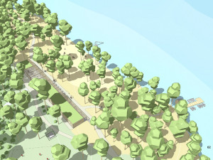 Urbanistická studie přeměny pláží na Mácháči. Místu se vrátí lázeňský charakter