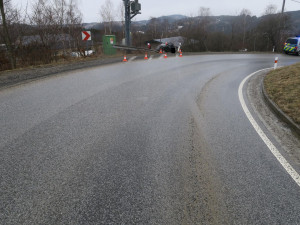 Foto z místa nehody