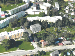 Vizualizace nového bytového domu, který by měl vyrůst na Střeleckém vrchu.