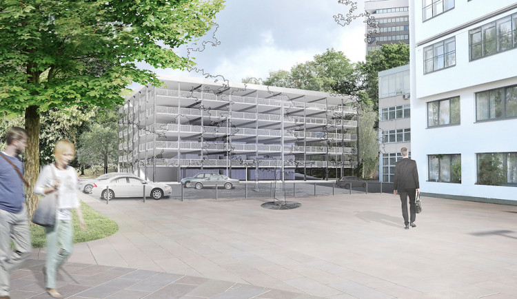 Liberecký kraj chce letos zahájit výstavbu parkovacího domu vedle svého sídla