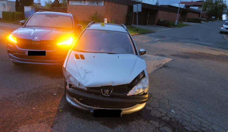 Foto z místa nehody